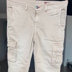 Karbonio Mens Beige Cargo Pants